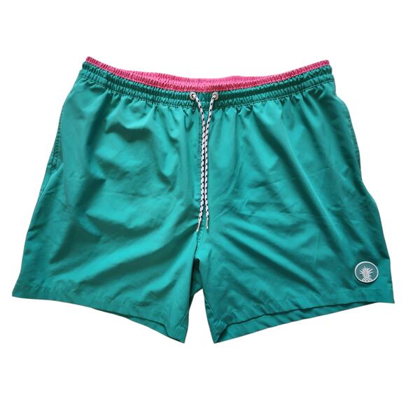 Chubbies Classic Swim Trunks Built-in mesh brief liner, zipper pocket, sz XXL - Picture 1 of 8